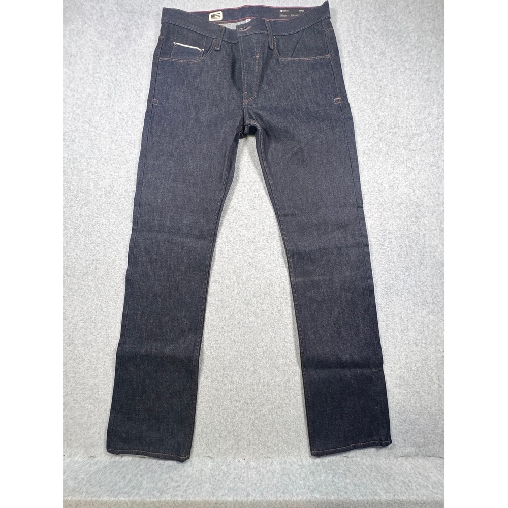 Matix Gripper Slim Straight Selvedge Denim Jeans Mens 33x32 Dark Indigo USA Made